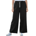 Wide-leg Pants (BLACK)