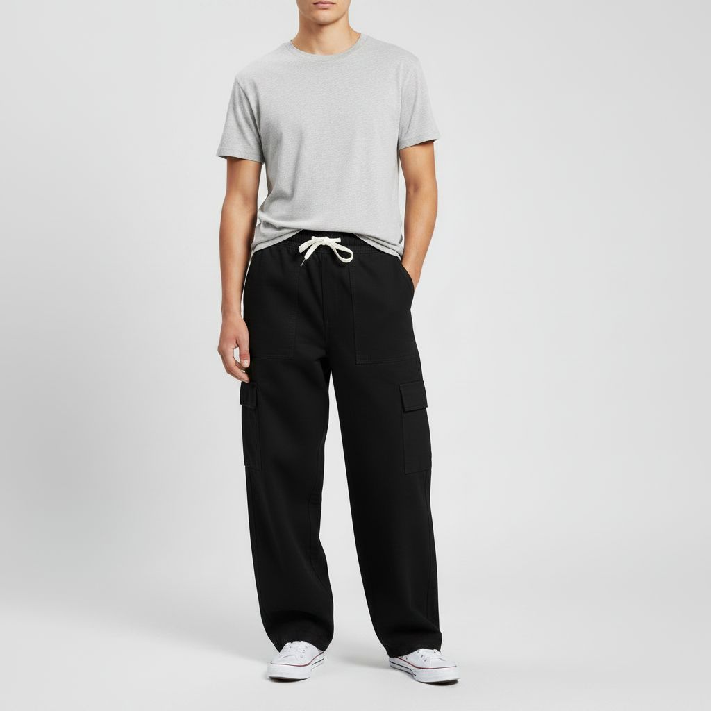 Cargo Joggers Pants (Black)