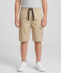 Kids Cargo Bermuda Shorts (Khaki)